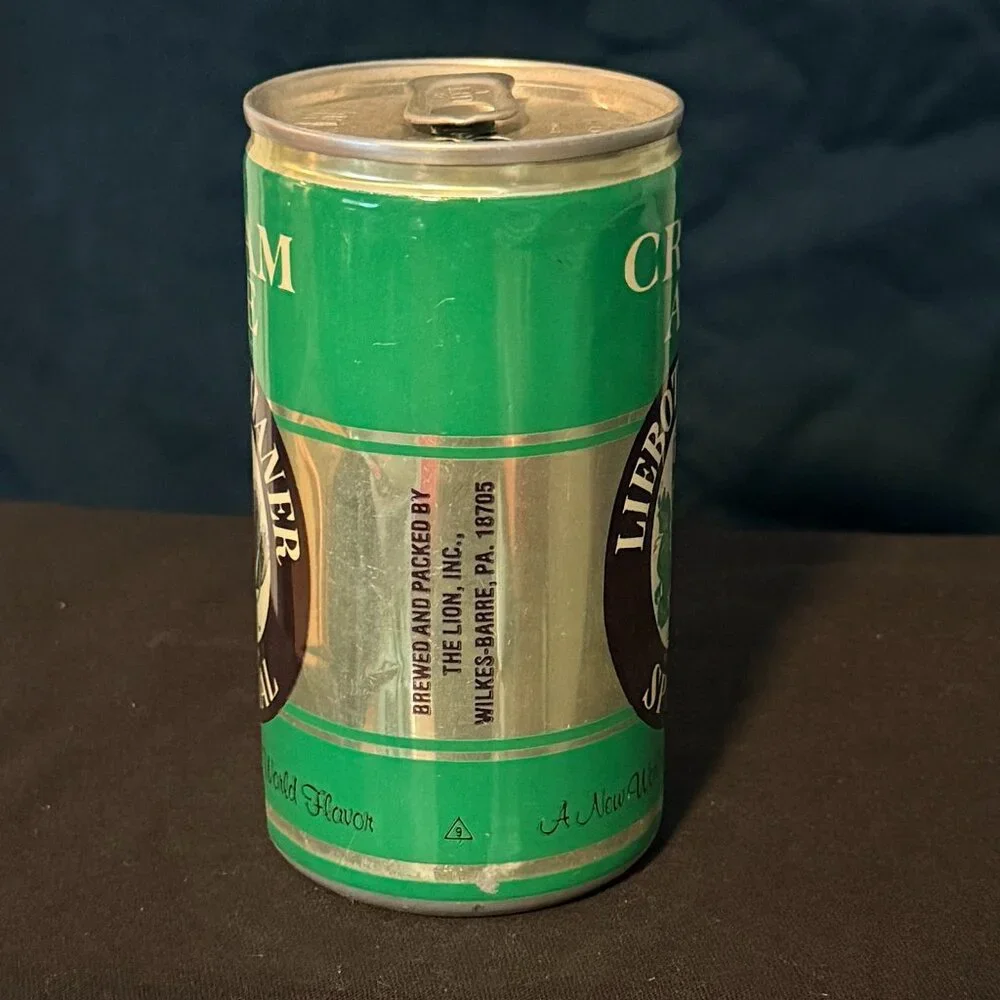 Liebotschaner Cream Ale vintage aluminum beer can